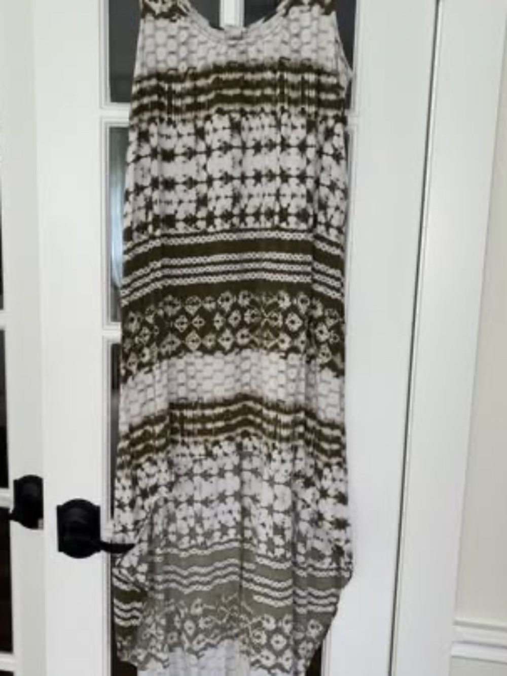 Merona high-low, tie dye dress